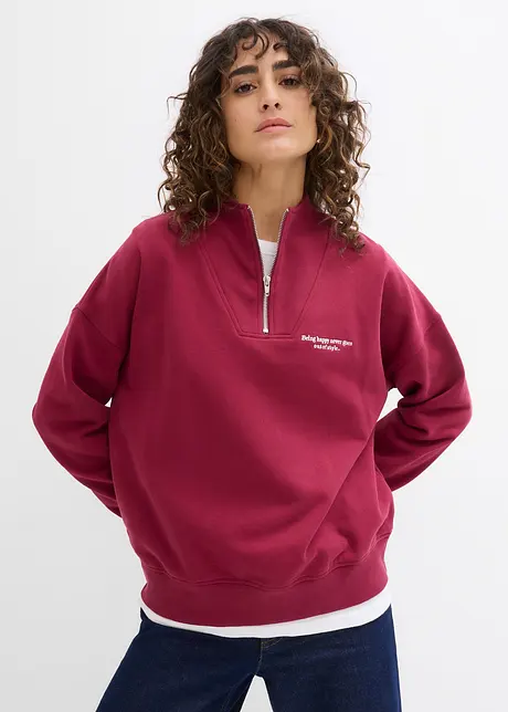 Oversized sweatshirt av ren ekologisk bomull, bonprix