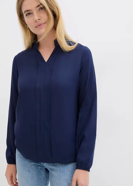 Blus av mjuk viskos, bonprix