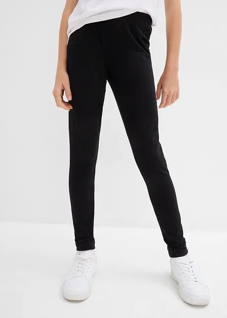 Leggings med ekologisk bomull (3-pack), bonprix