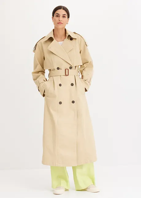 Trenchcoat i oversizemodell, bonprix