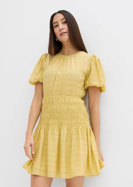 Miniklänning med infälld smock, bonprix
