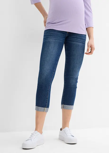 Mammastuprörsjeans, 7/8-längd, bonprix