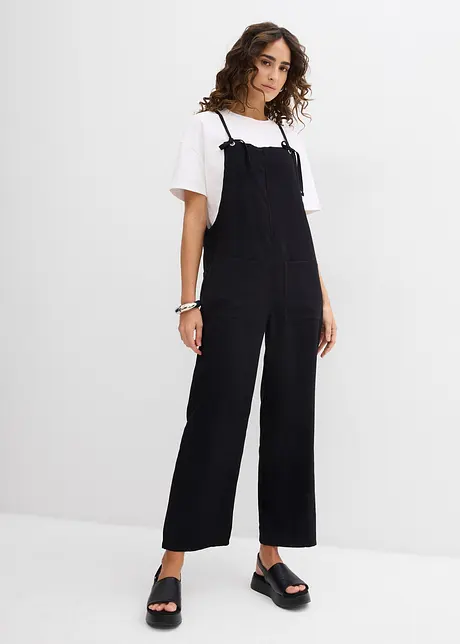 Jumpsuit av mjuk viskos, bonprix