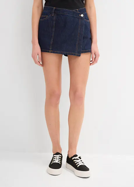 Byxkjol i jeanstyg, Mid Waist, bonprix