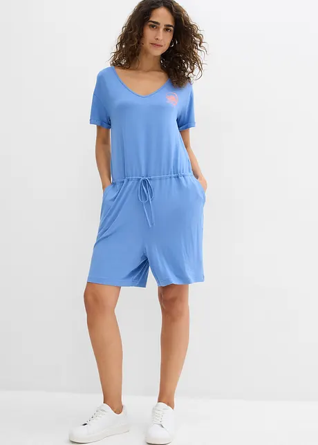 Jumpsuit av viskosmix med vackert fall, bonprix
