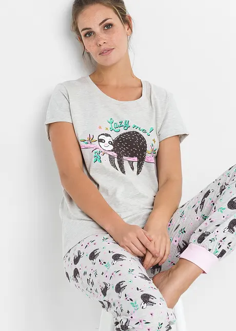 Pyjamas med korta ärmar, bonprix