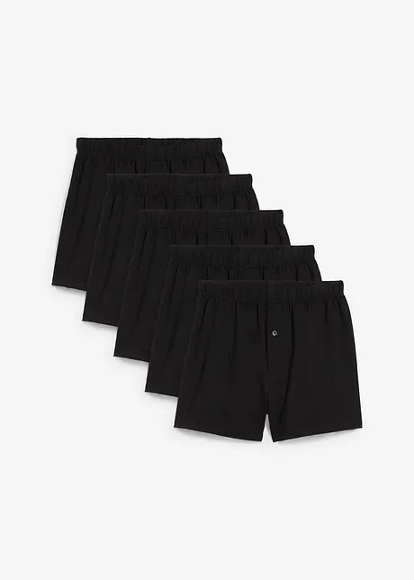 Boxershorts (5-pack) med ekologisk bomull, bonprix