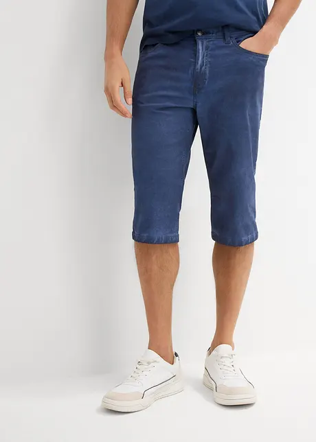 Långa shorts med tvättade effekter, Regular Fit, bonprix