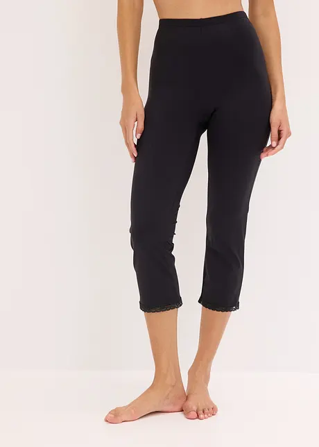 Caprileggings med anti-skav-effekt och svalkande polyamid, bonprix