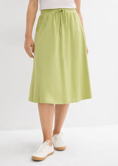Jerseykjol av bomullsmix, bonprix