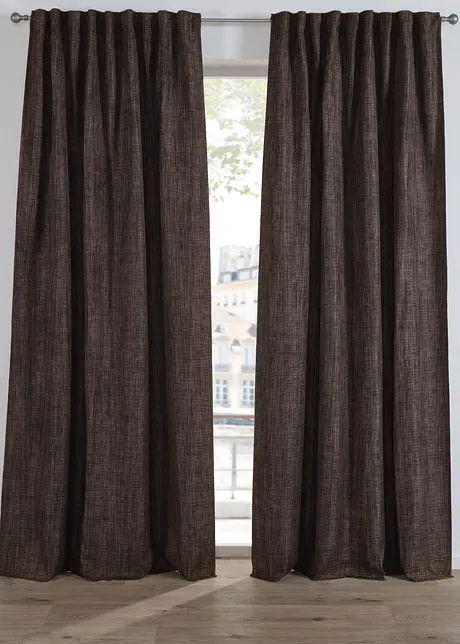 Mörkläggande gardinlängd med elegant yta (1 styck), bonprix