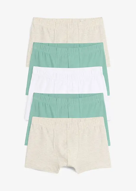 Boxershorts med ekologisk bomull (5-pack), bonprix