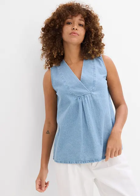 Bluslinne i denim, bonprix