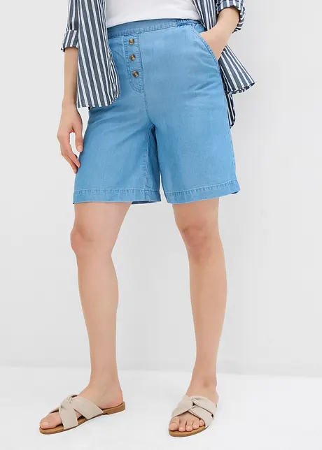 Dra på-shorts i Tencel, bonprix