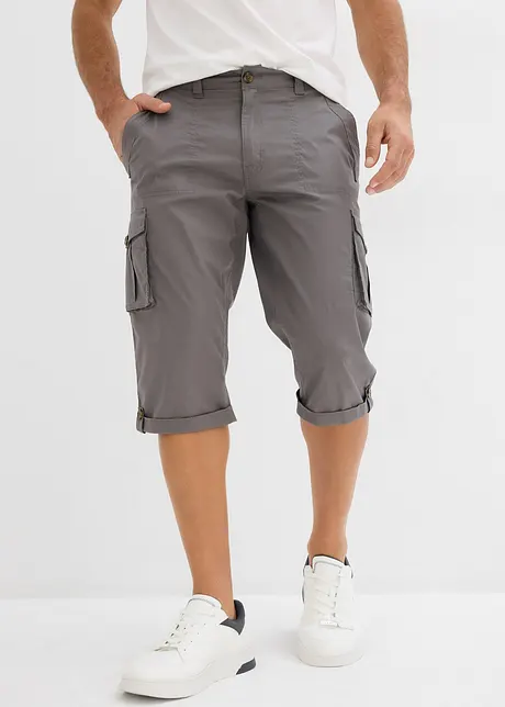 Långa cargoshorts, Regular Fit, bonprix