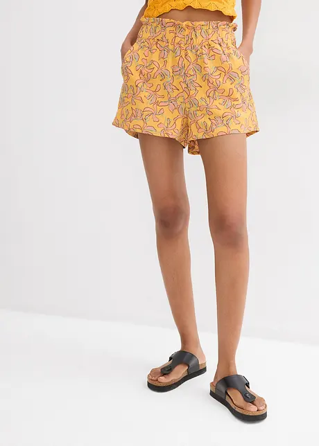 Shorts i bomull och viskos, bonprix