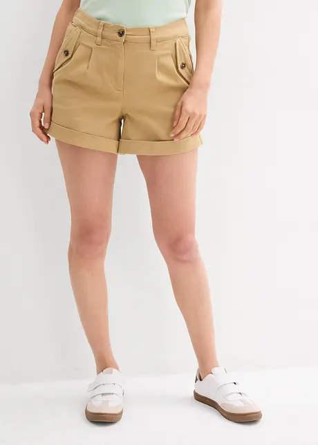 Twillshorts med hög midja, bonprix