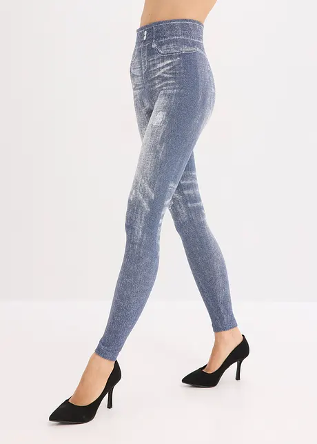 Sömlösa leggings med mjuk insida, bonprix