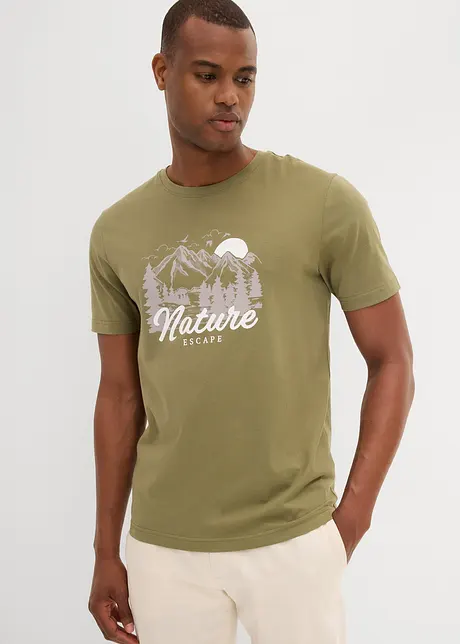 T-shirt av ren bomull (organic), bonprix