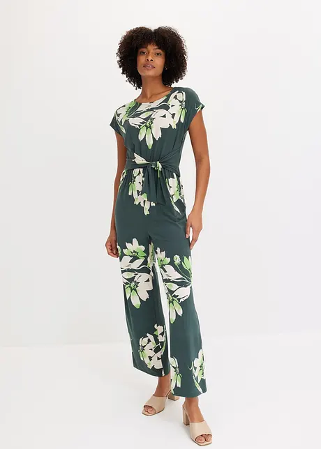Jumpsuit med knytband, bonprix