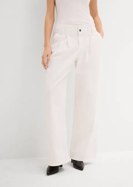 Wide Leg Jeans, Low Waist, bonprix