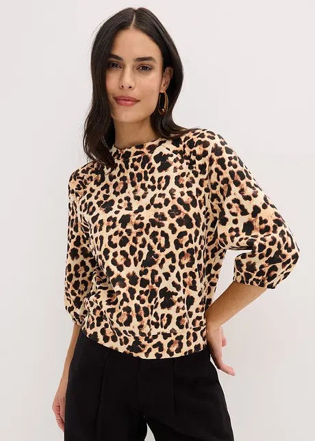 Sweatshirt i ren ekologisk bomull, bonprix
