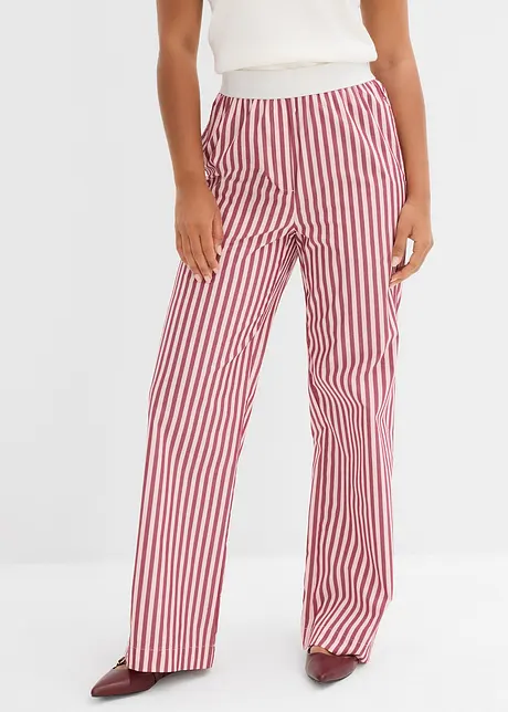 Palazzobyxa i poplin, bonprix