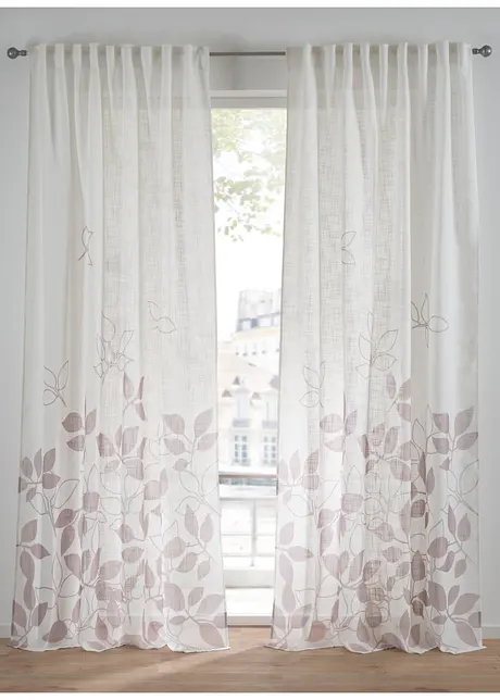 Gardinlängd med struktur (1 styck), bonprix