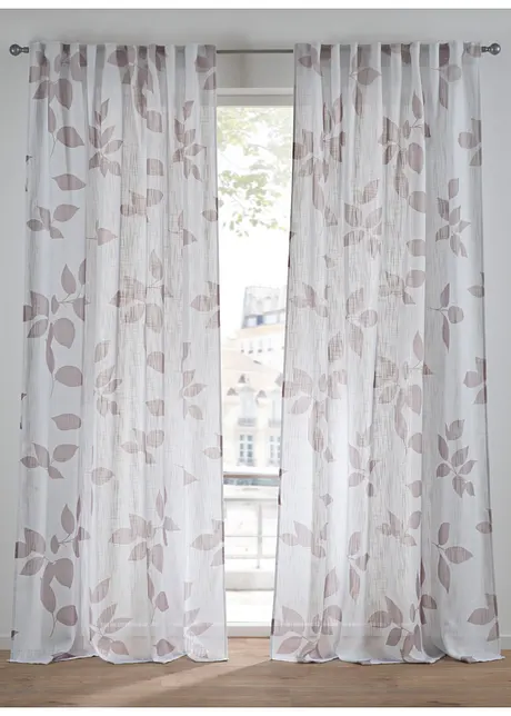Gardinlängd med återvunnen polyester (1 styck), bonprix