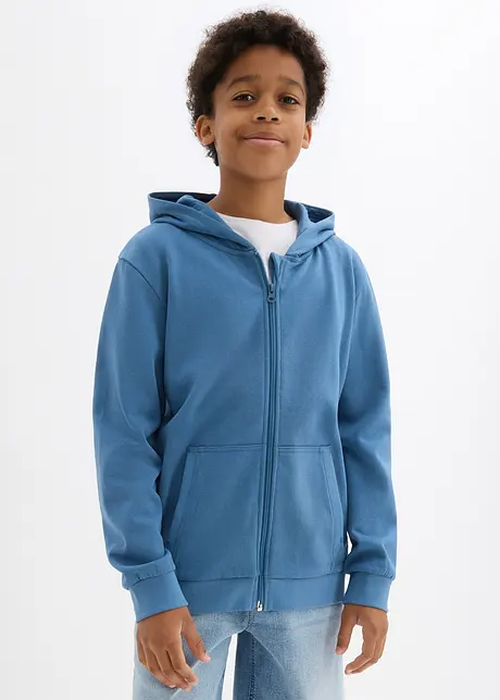 Munkjacka i mjuk bomullsmix för barn, bonprix