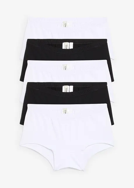 Hipstertrosa med mjuk ekologisk bomull (5-pack), bonprix