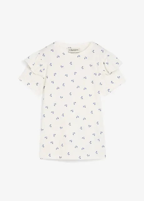 T-shirt av elastisk bomullsmix, bonprix