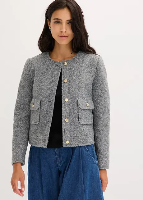 Blusjacka av bouclé, bonprix