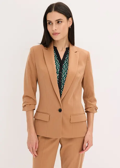 Kavaj med draperade ärmar, bonprix