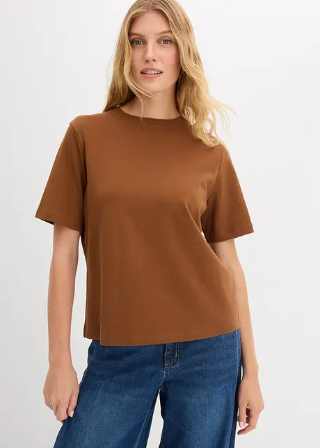 T-shirt av tjock ekologisk bomull, bonprix