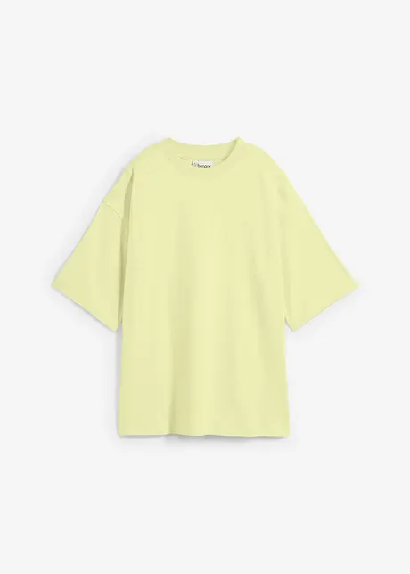 Oversizetopp av tjock jersey i ren ekologisk bomull, bonprix
