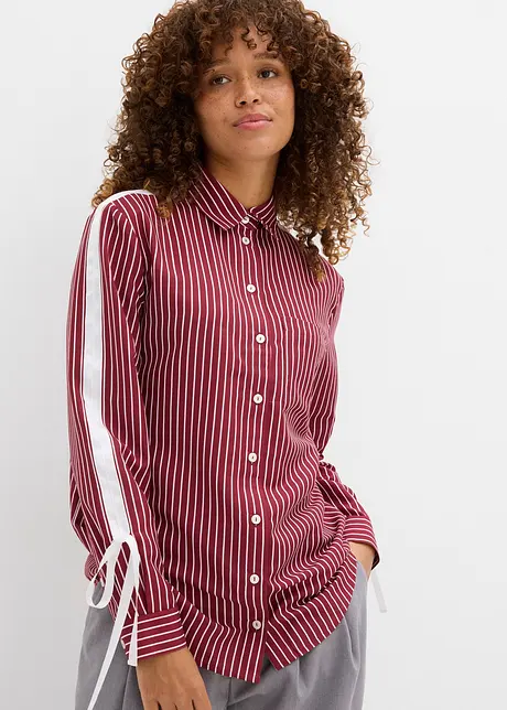 Oversized skjorta av ren, ekologisk bomull, bonprix