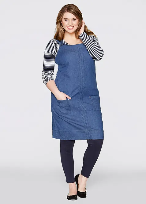 Kn&auml;l&aring;ng jeanssnickarkl&auml;nning i bomull, bonprix