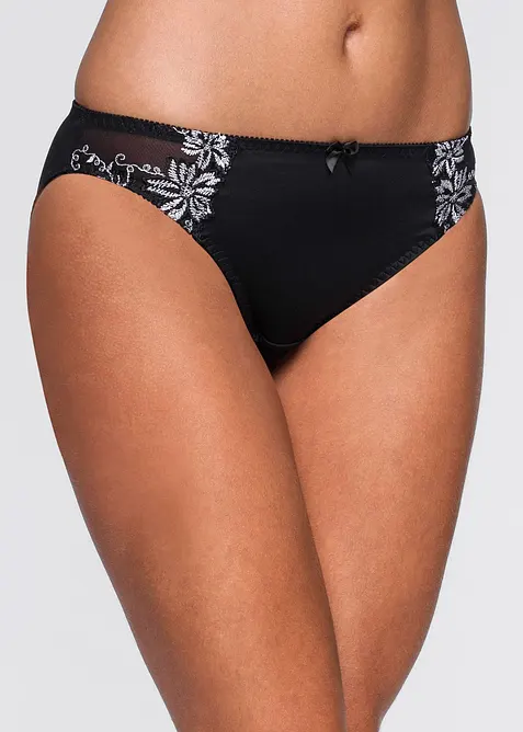 Trosa med fint broderi (2-pack), bonprix