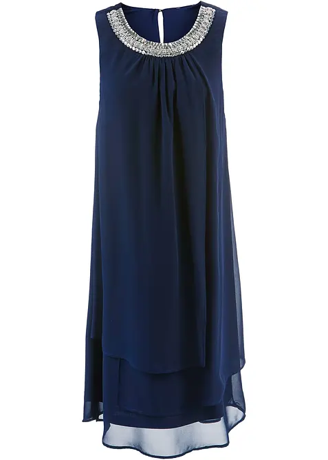 Premiumklänning med applikation, bonprix