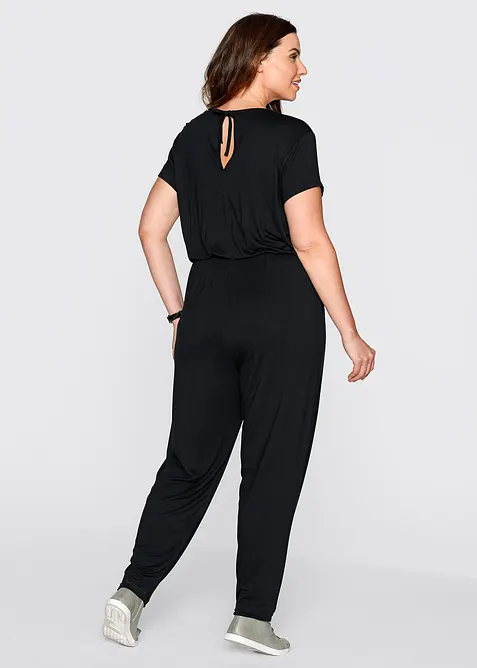 Jumpsuit i jersey av viskosmix, bonprix