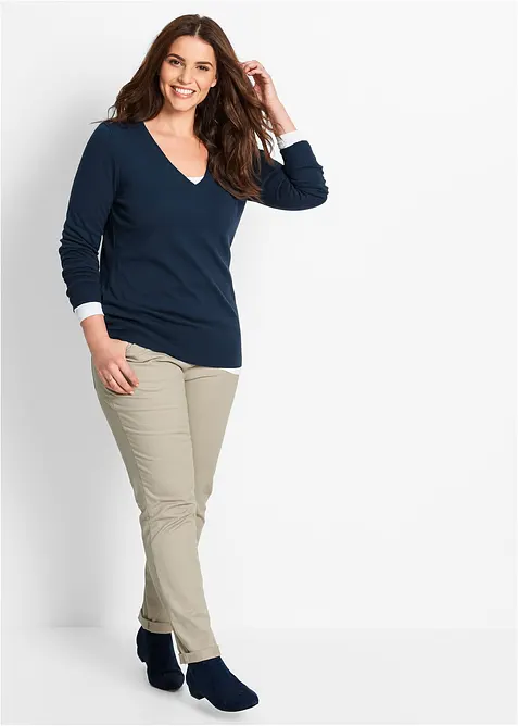 Finstickad tr&ouml;ja, bonprix