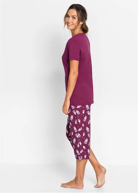 Kort&auml;rmad capripyjamas, bonprix