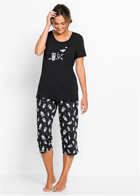 Kort&auml;rmad capripyjamas, bonprix