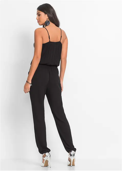 Jumpsuit i viskosmaterial med struktur, bonprix