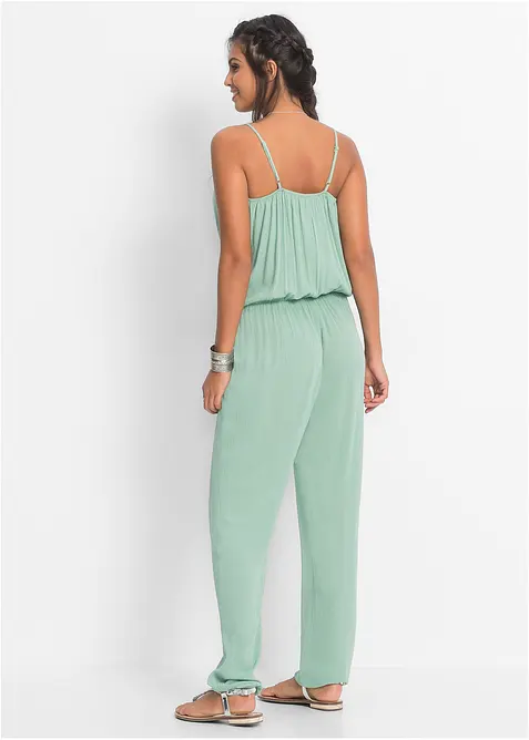 Jumpsuit i viskosmaterial med struktur, bonprix