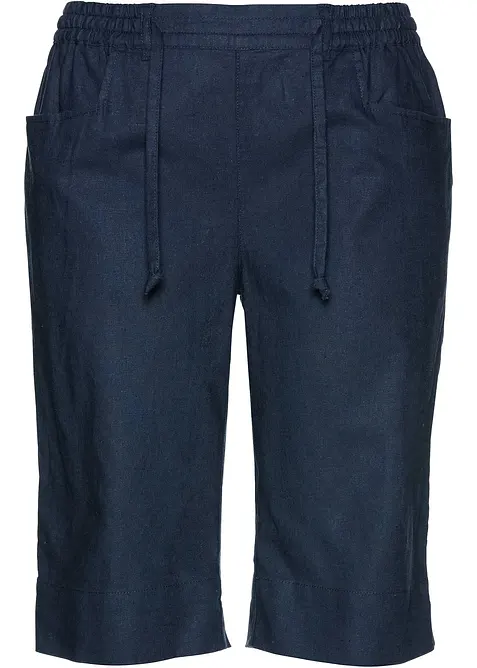 Bermudas med linne, bonprix
