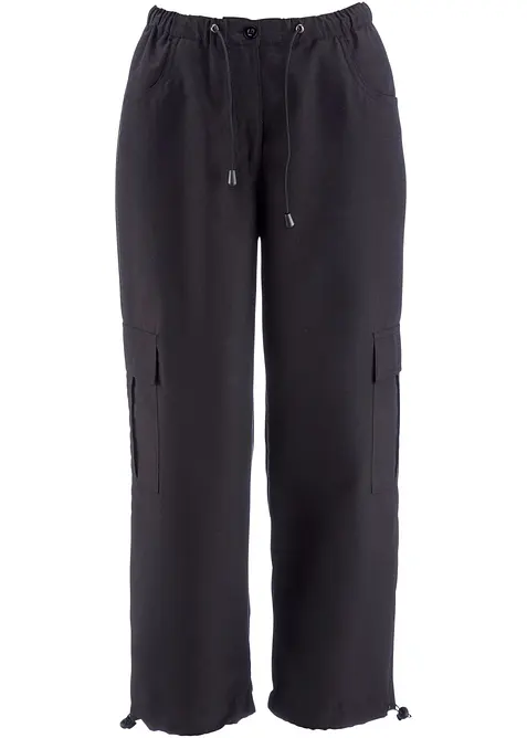 7/8-byxa med bekv&auml;m res&aring;rmidja (2-pack), bonprix