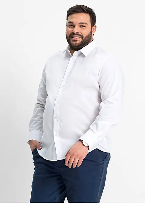 Stretchskjorta, Slim Fit, bonprix