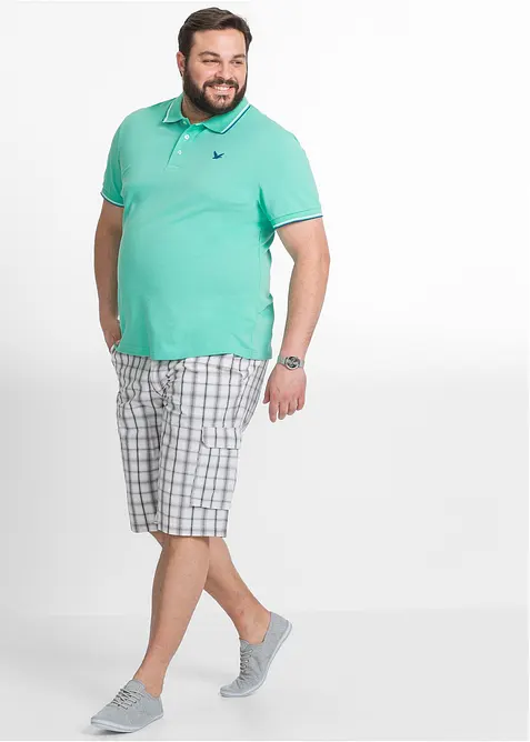 Pikétröja i ren bomull, bonprix